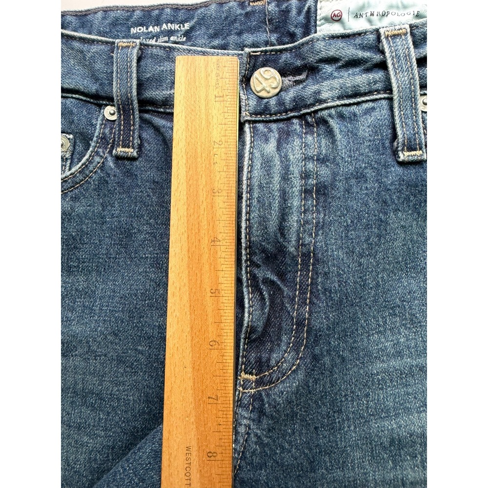 AG Adriano Goldschmied Nolan Ankle Jeans Womens 29R Medium Wash‎ Straight Leg - Picture 12 of 12